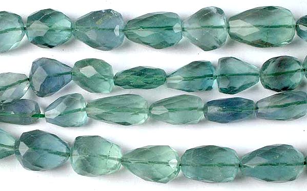 Green Fluorite Faceted Tumbles
