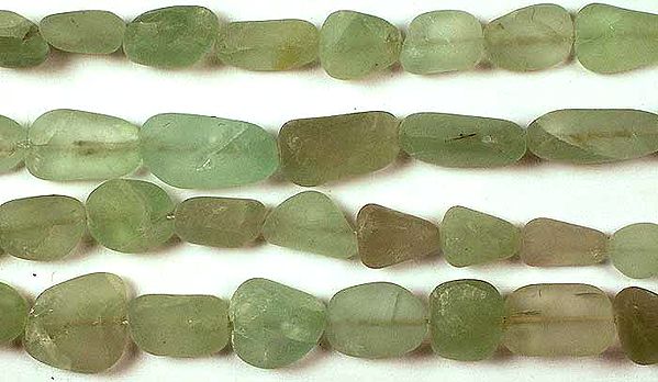 Green Fluorite Frosted Tumbles