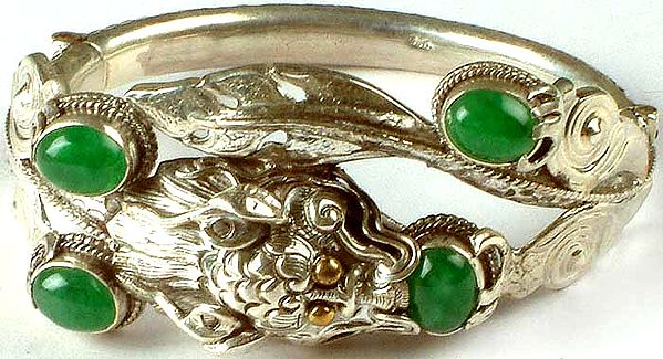 Green Onyx Dragon Bracelet