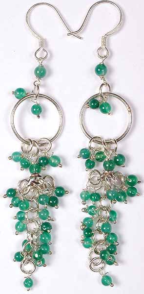 Green Onyx Earrings