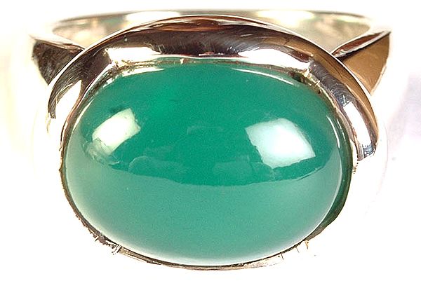 Green Onyx Ring | Sterling Silver Jewelry