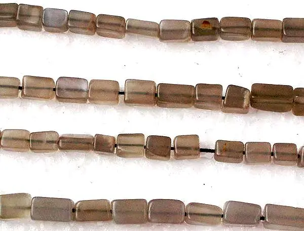 Grey Moonstone Rectangular Tubes