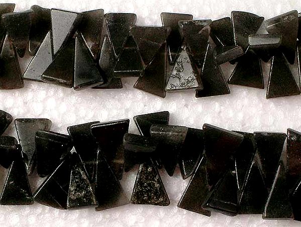 Grey Moonstone Triangles