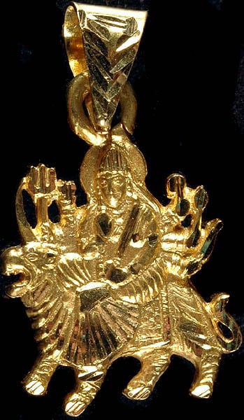 Handcrafted Goddess Durga Pendant