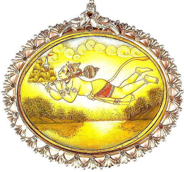 Hanuman Ji Carrying Mount Sanjeevani