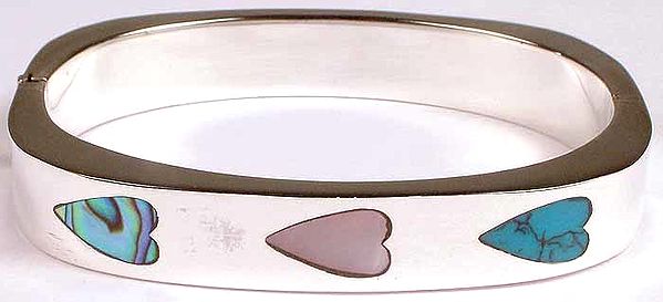 Inlay Triple Valentine Bracelet