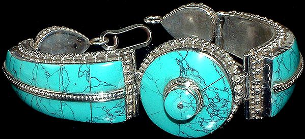Inlay Turquoise Bracelet