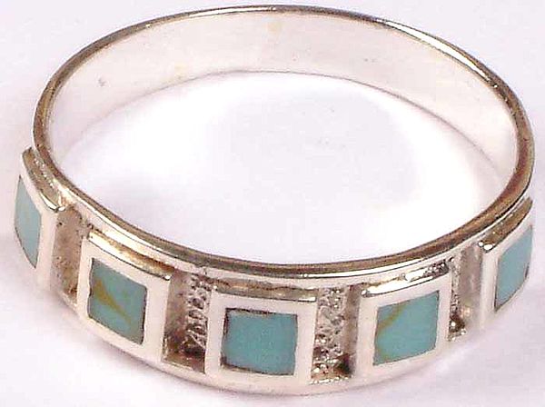 Inlay Turquoise Ring