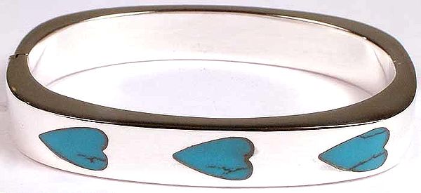Inlay Turquoise Triple Valentine Bracelet