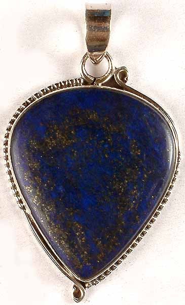 Inverted Tear Drop Lapis Lazuli Pendant
