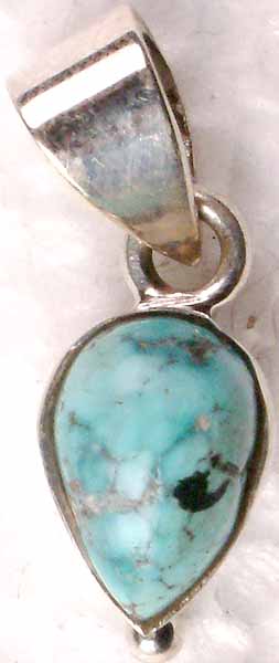 Inverted Tear Drop of Turquoise
