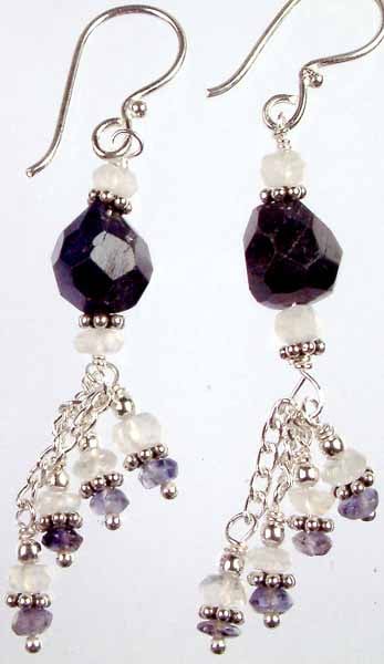 Iolite and Moonstone Chandeliers