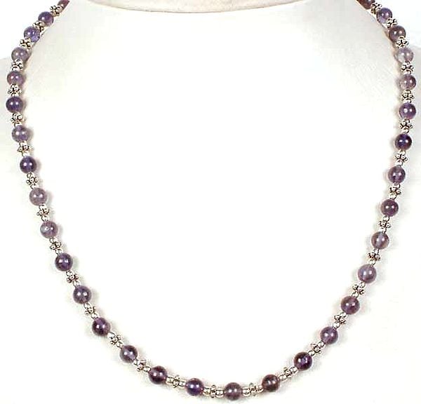 Iolite Beaded Necklace to Hang Your Pendants On