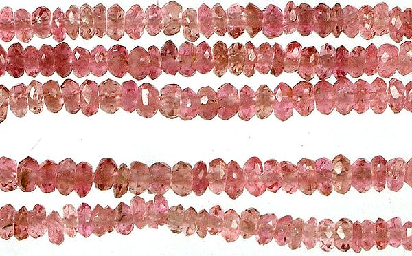 Israel Cut Pink Tourmaline Rondells