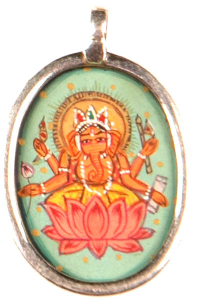 Kamalasana Ganesha Pendant