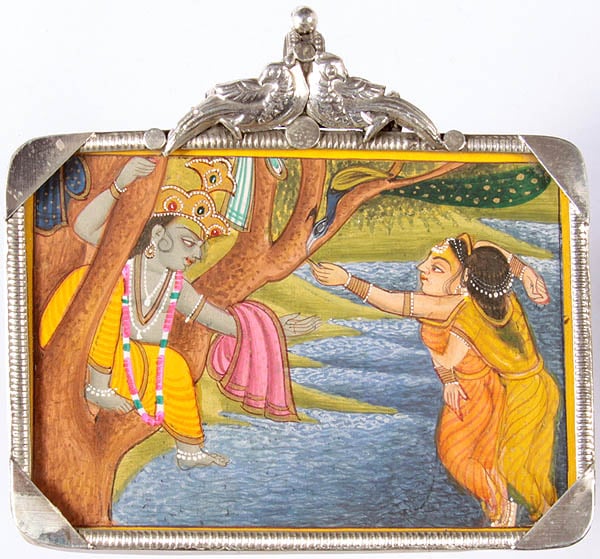 Krishna Stealing the Clothes of Gopis