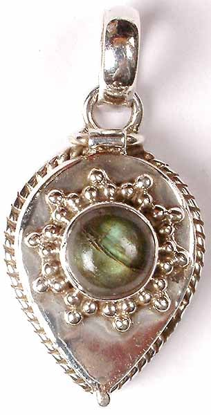 Labradorite Box Pendant