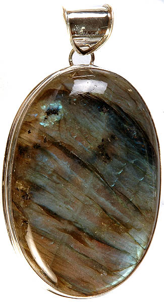 Labradorite Oval Large Pendant