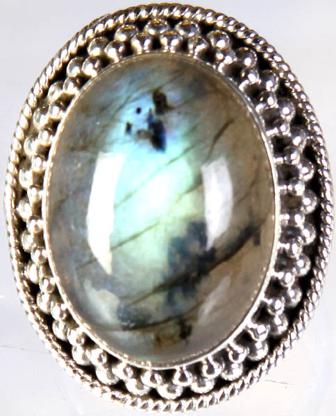 Labradorite Oval Ring