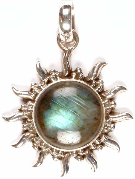 Labradorite Sun Pendant