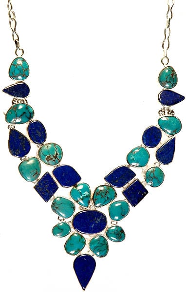 Lapis Lazuli and Turquoise Necklace