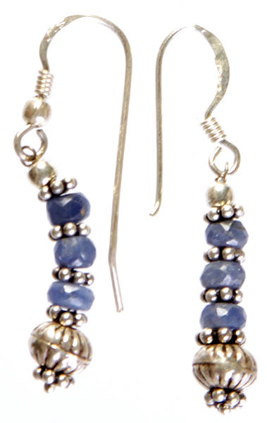 Lapis Lazuli Beaded Earrings
