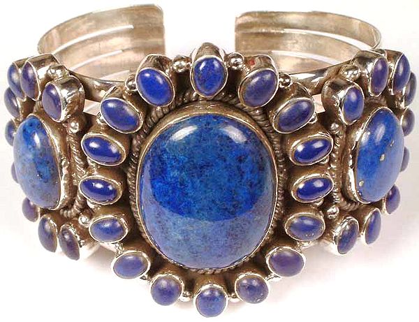 Bracelet with Large Lapis Lazuli