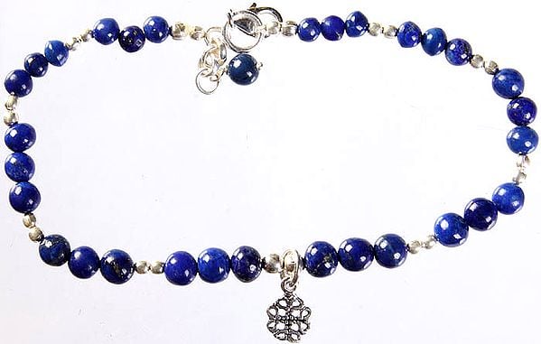 Lapis Lazuli Bracelet with Charm