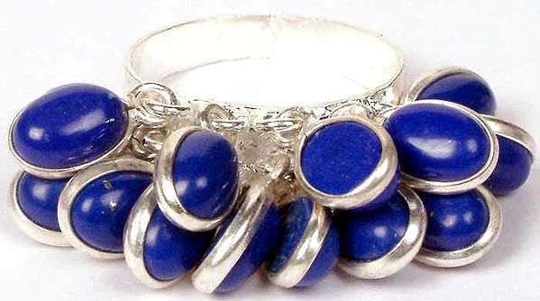 Lapis Lazuli Bunch Ring