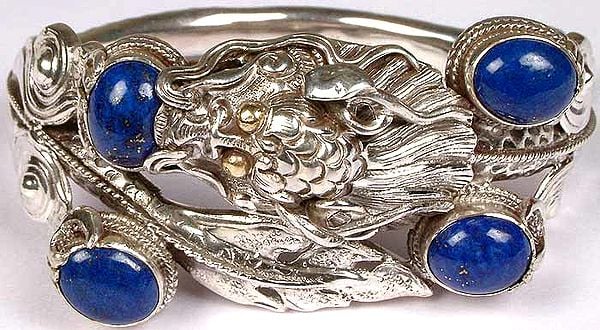 Lapis Lazuli Dragon Bracelet