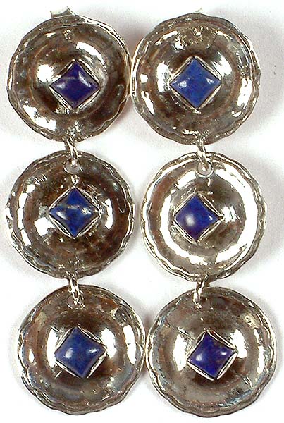 Lapis Lazuli Earrings From Rajasthan