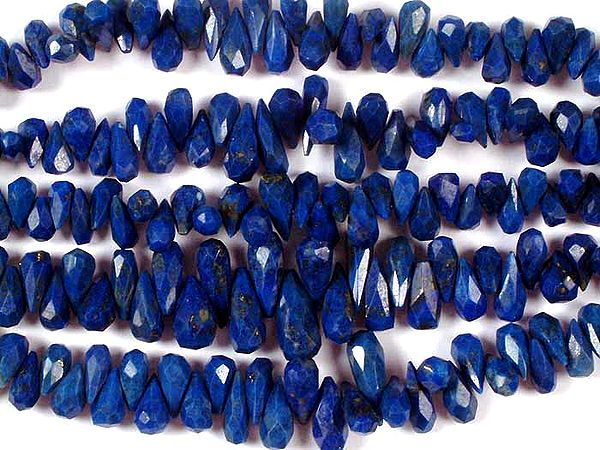 Lapis Lazuli Faceted Drops
