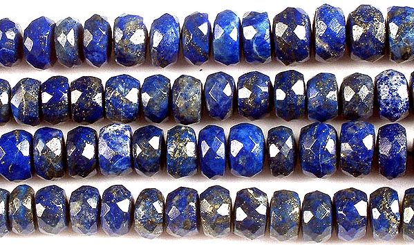Lapis Lazuli Faceted Rondells