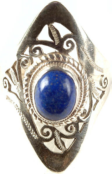 Lapis Lazuli Finger Ring