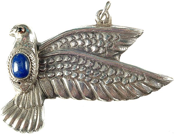 Lapis Lazuli Flying Bird Pendant