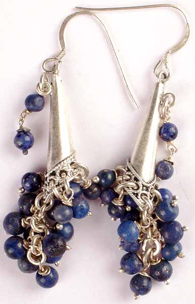 Lapis Lazuli Gypsy Earrings