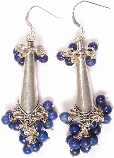 Lapis Lazuli Gypsy Earrings