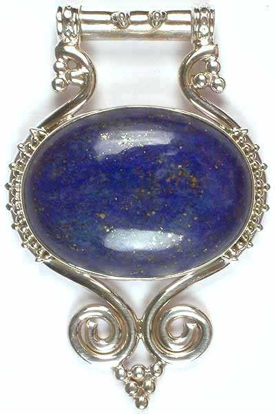 Lapis Lazuli Mughal Pendant