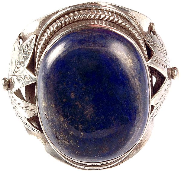 Lapis Lazuli Oval Finger Ring