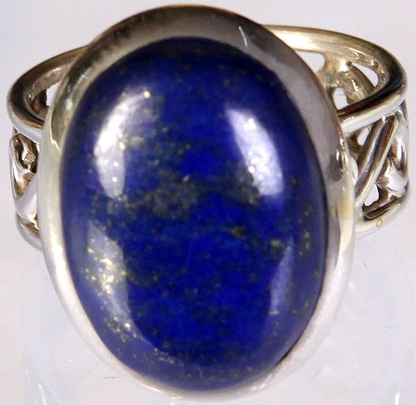Lapis lazuli Oval Ring