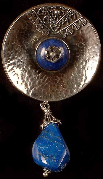 Lapis Lazuli Pendant from Rajasthan