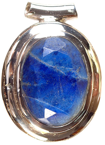 Faceted Lapis Lazuli Pendant