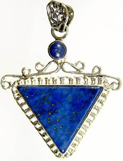 Lapis Lazuli Yoni Pendant