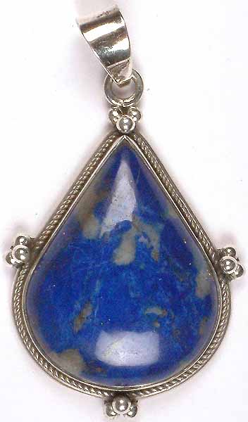 Lapis Lazuli Tear Drop Pendant