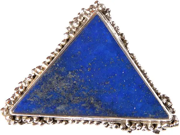Lapis Lazuli Triangular Pendant