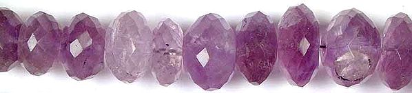 Large Amethyst Faceted Rondells