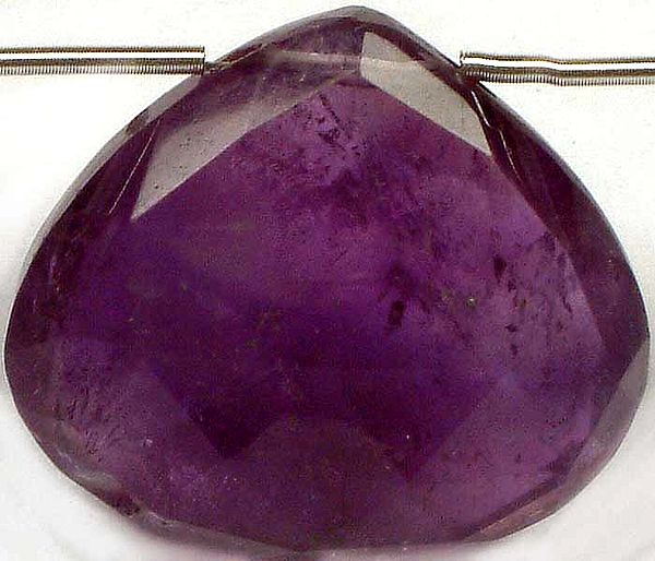 Large Faceted Amethyst Briolette (Price Per Piece)