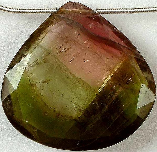 Large Watermelon Tourmaline Briolette