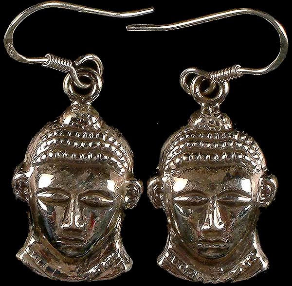 Lord Buddha (Sterling Earrings)