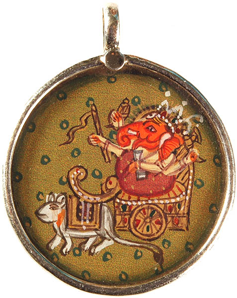 Lord Ganesha on Chariot